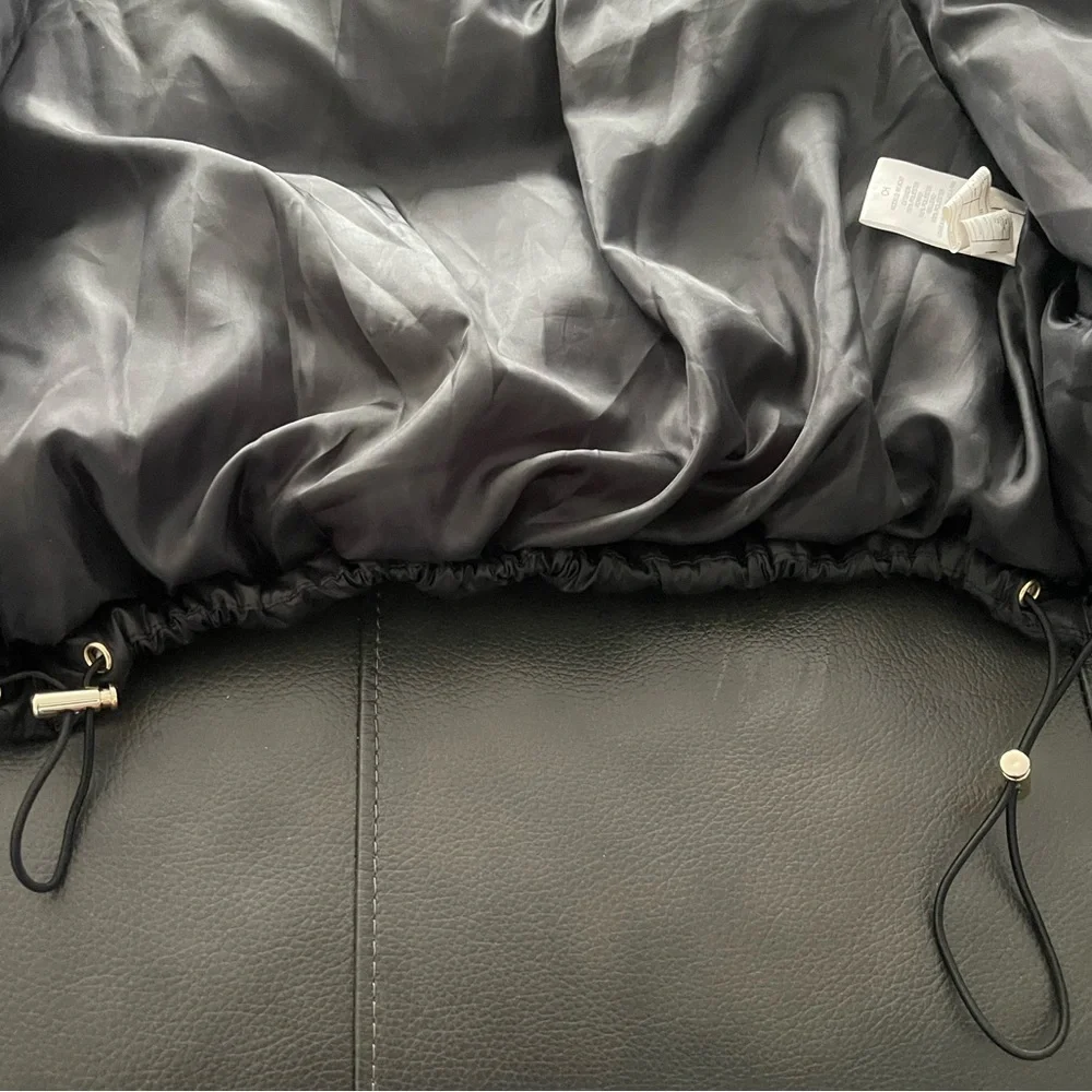 CI SONO Los Angeles Women’s Outerwear Cropped Puffer Jacket Black Size Small